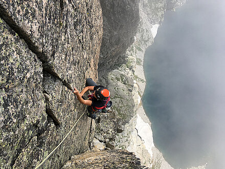 Climbing with a Mountain Guide - Cima d'Asta