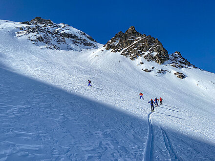 Skitour in the Dolomites