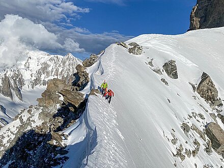 High Alpine tour Rochefortgrat
