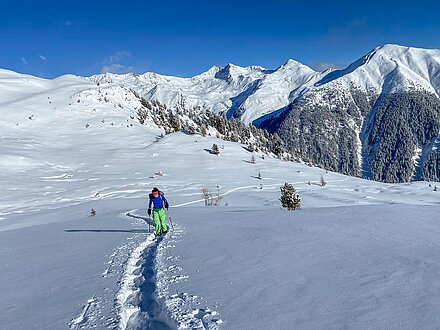 Snowshoeing in the Dolomites